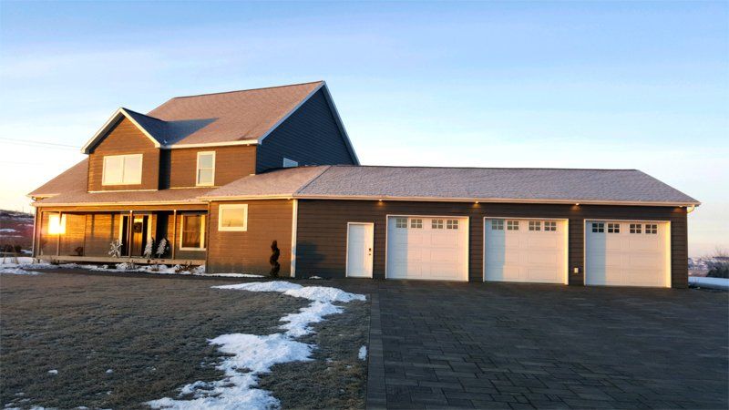 Residential garage door
