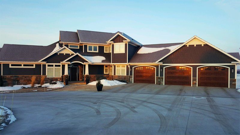 Residential garage door