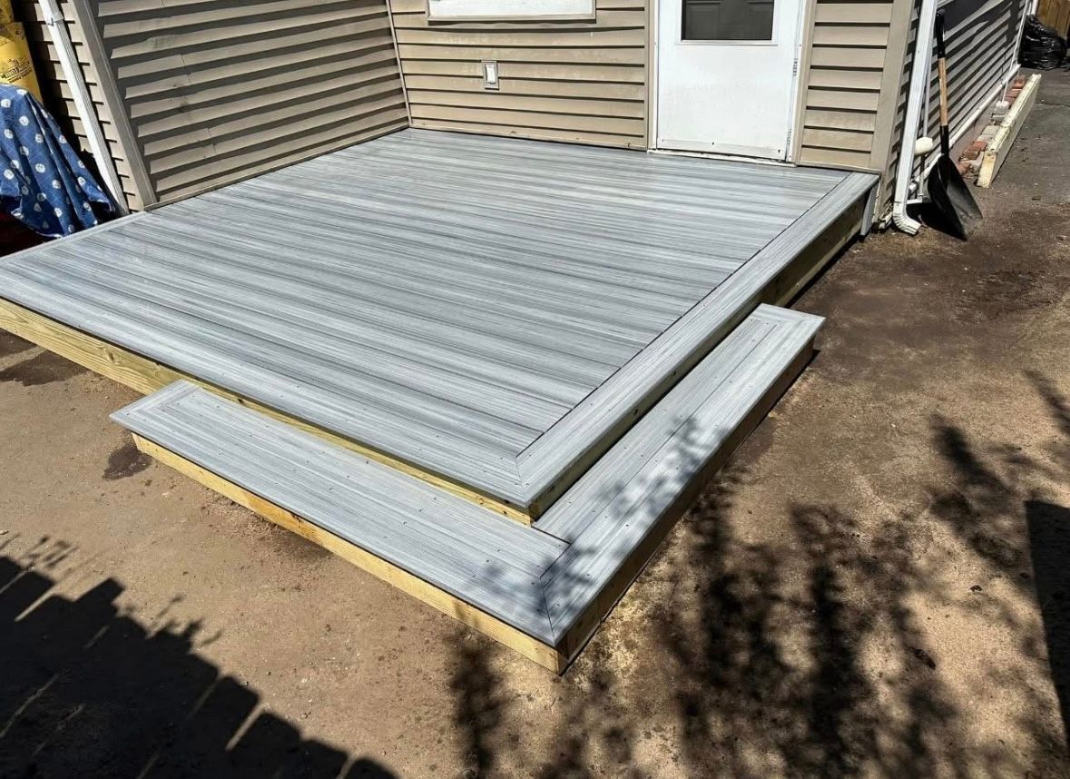 Wooden deck