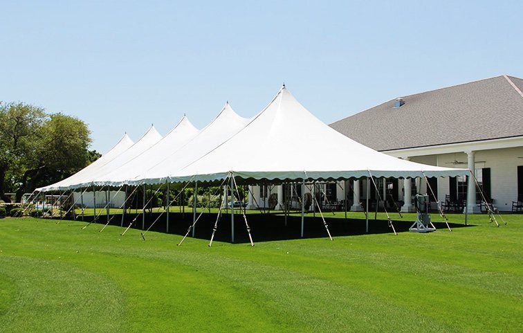 White wedding tents