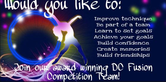 A poster for DC Fusion Competition Team