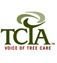 TCIA logo with green stylized plant icon and brown text on white background
