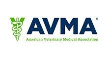 AVMA logo: green caduceus, blue text 