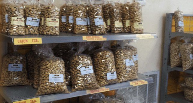 Different kinds of peanuts