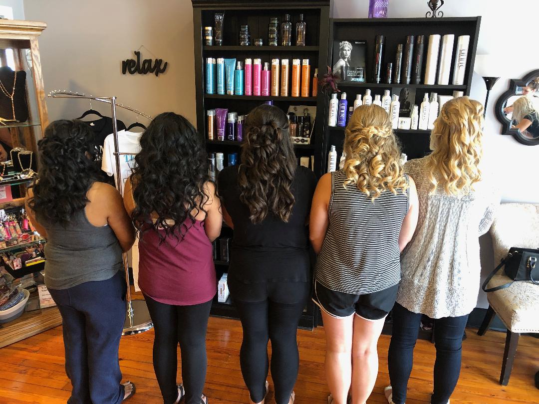 Special event hairstyle