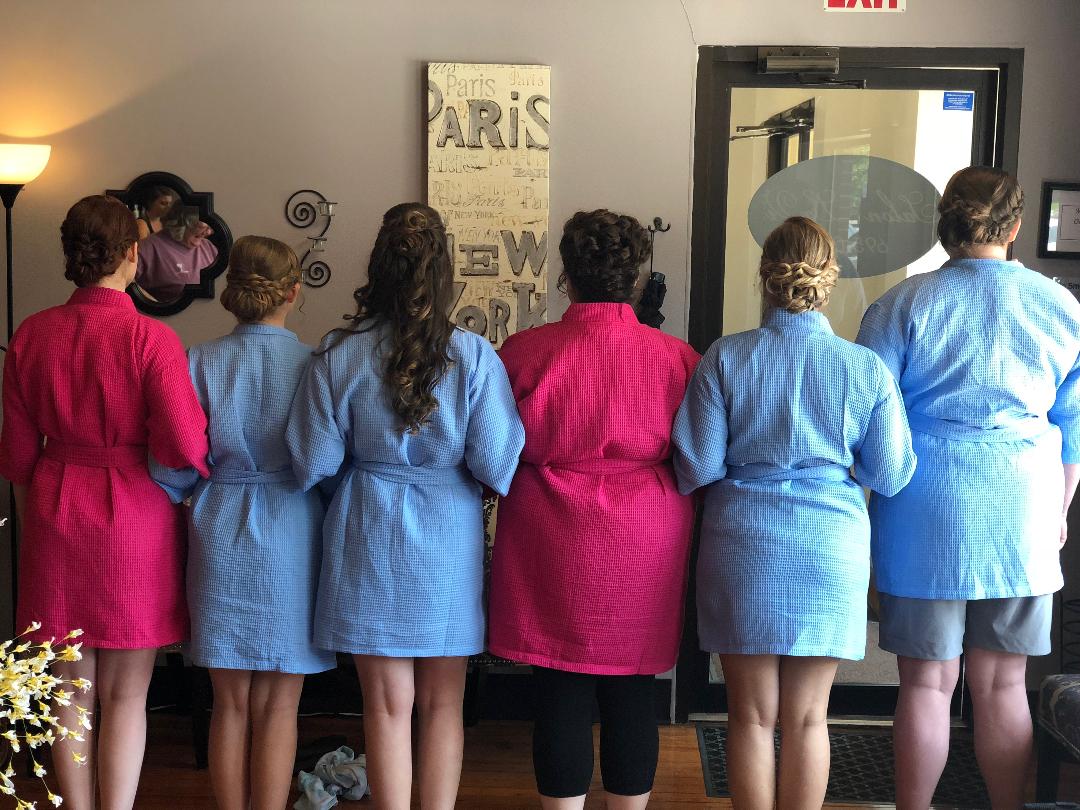 Special event hairstyle