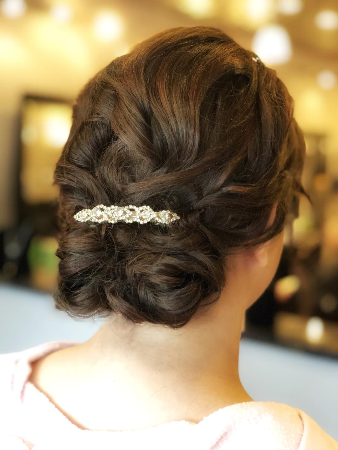 Special event hairstyle