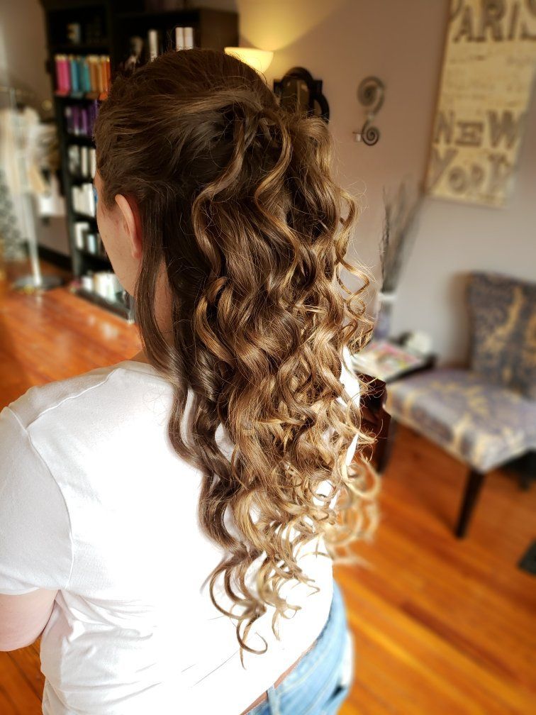 Special event hairstyle