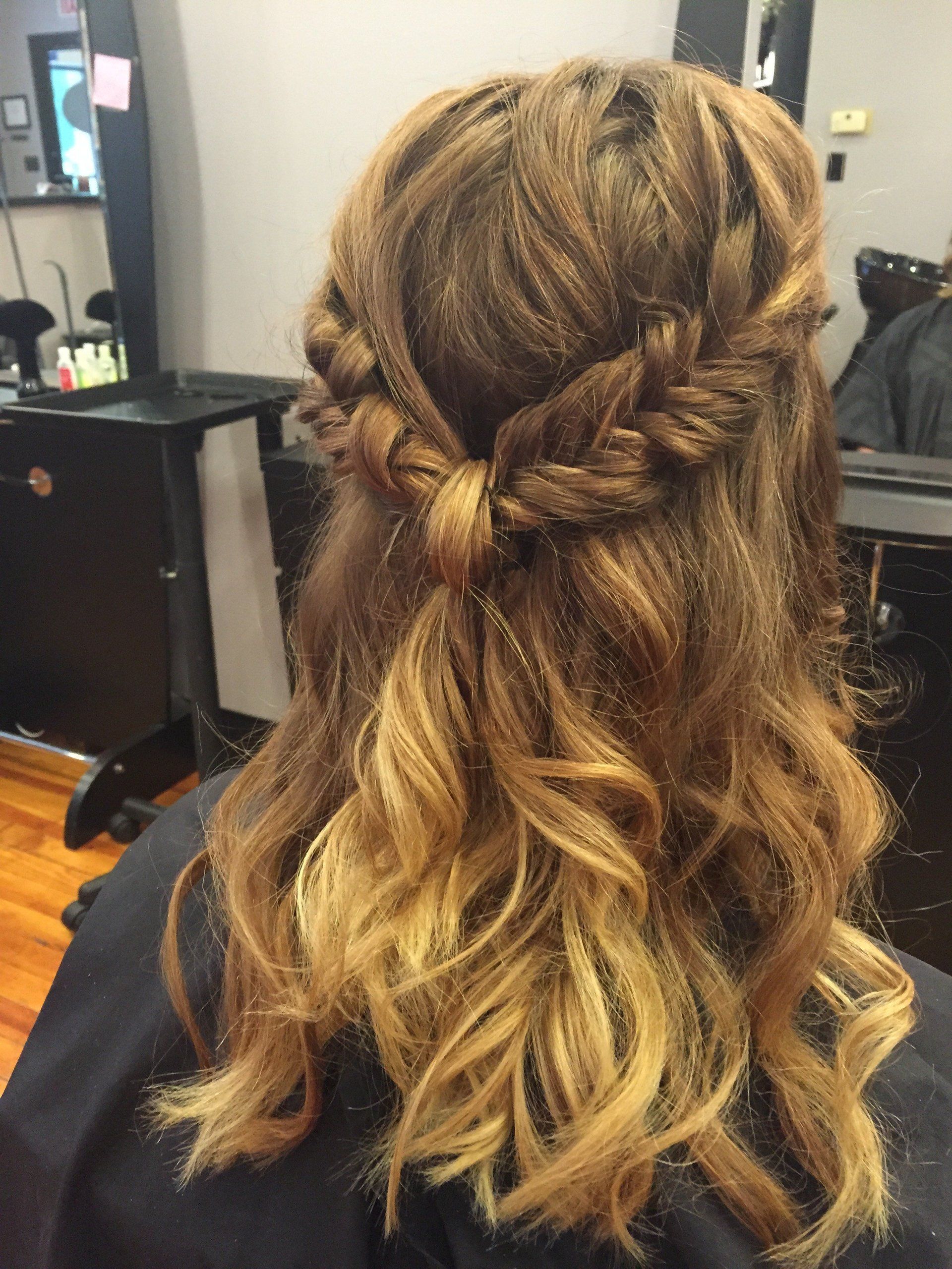 Special event hairstyle