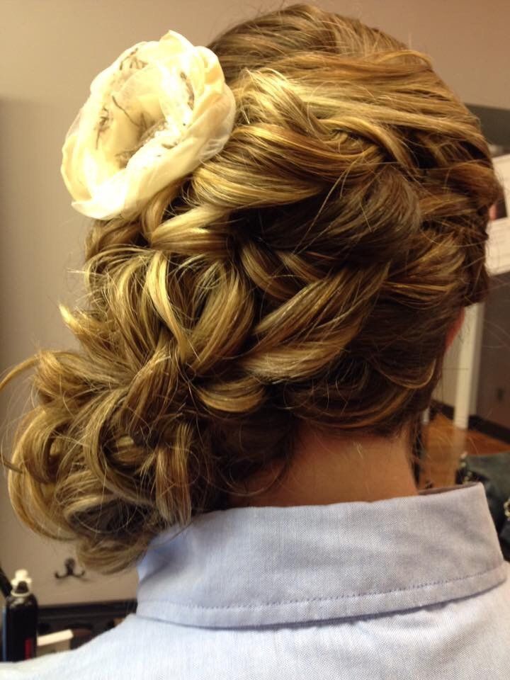 Special event hairstyle