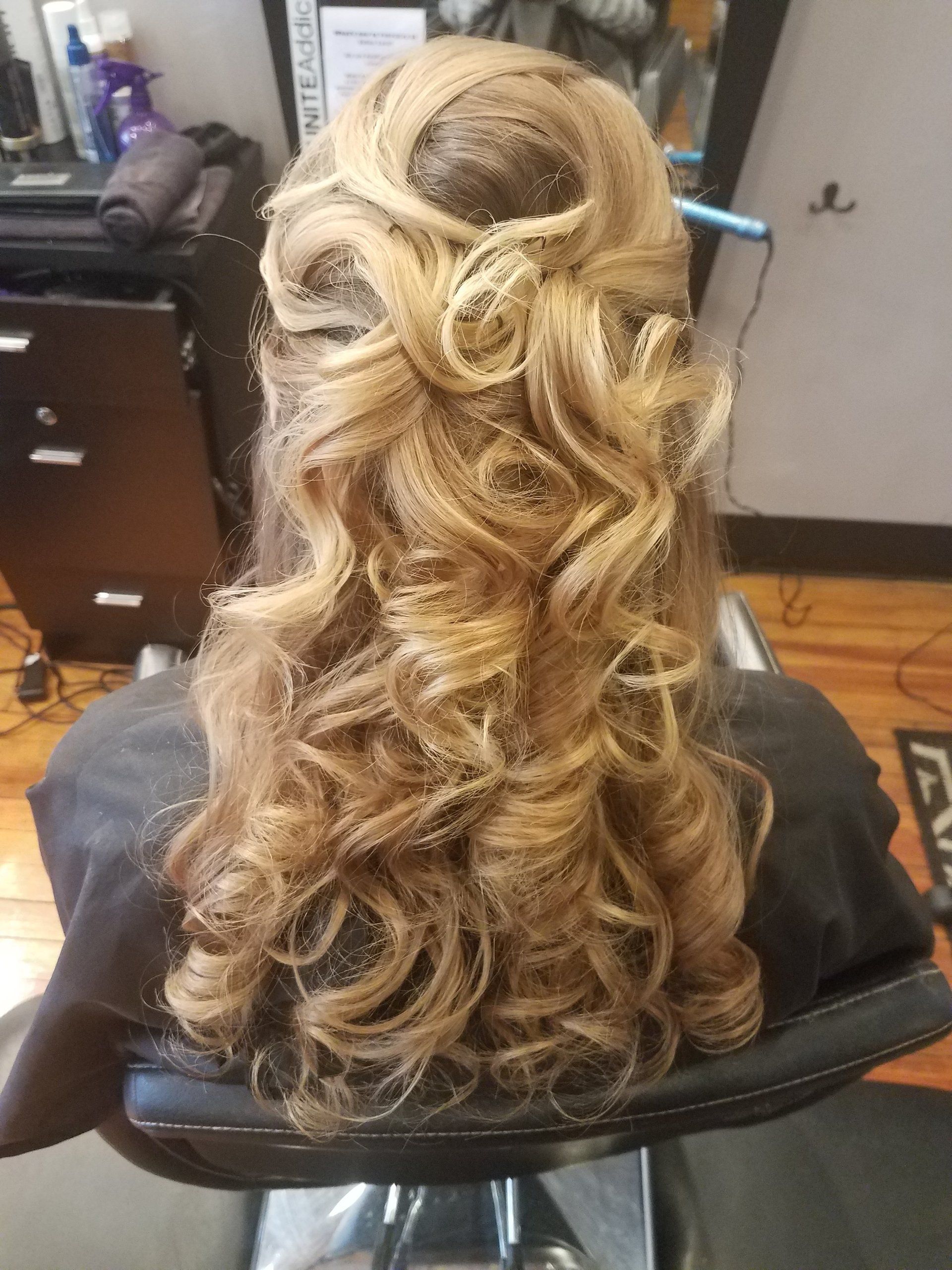 Special event hairstyle