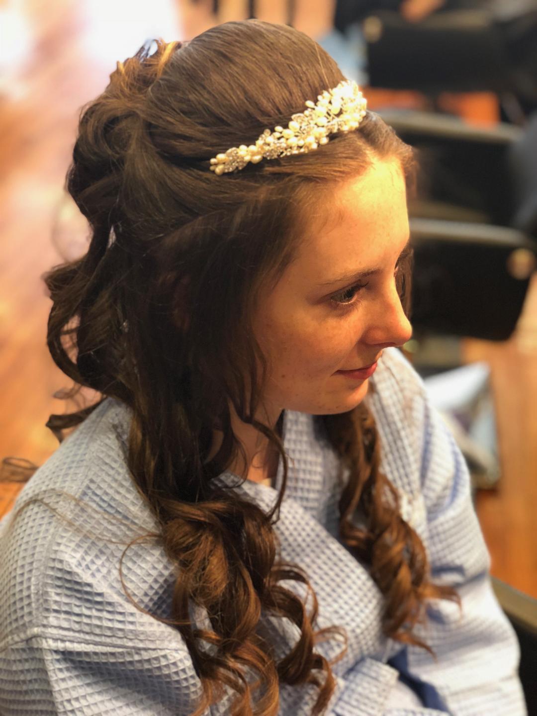 Special event hairstyle