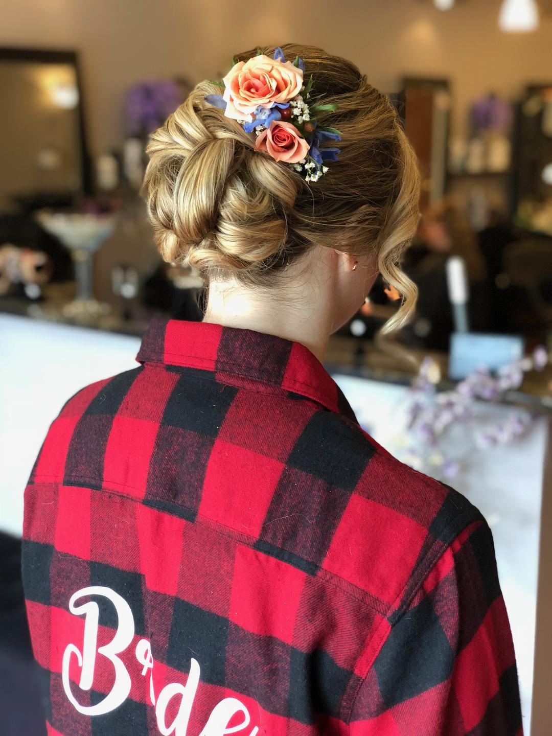 Special event hairstyle