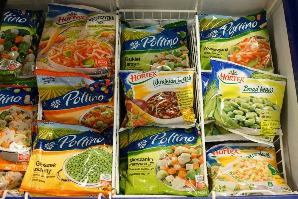 Frozen vegetables
