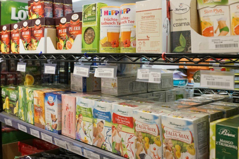 Different kinds of tea