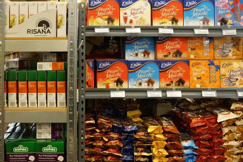 Different kinds of chocolates