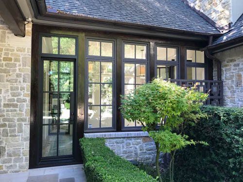 Hinged door