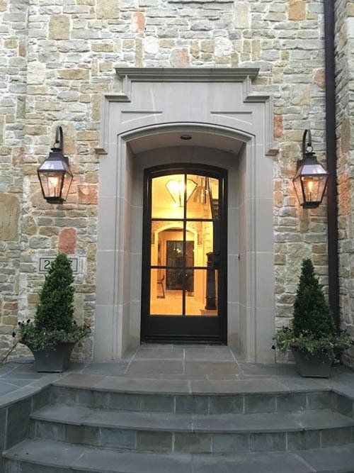 Hinged door