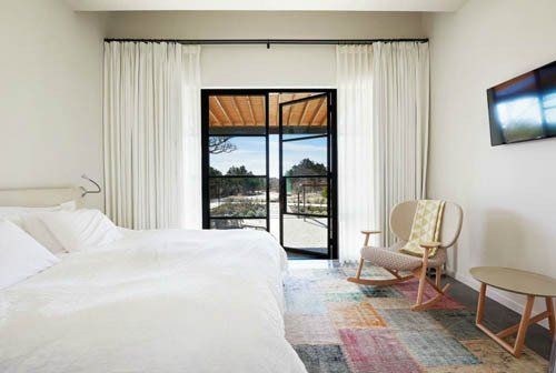 Hinged door