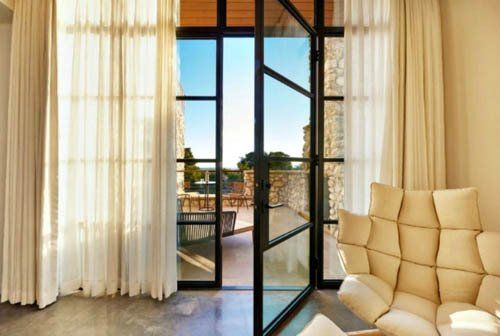 Hinged door