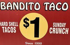 $1 taco