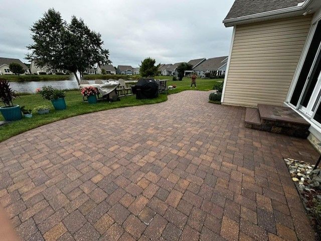 Patio restoration after