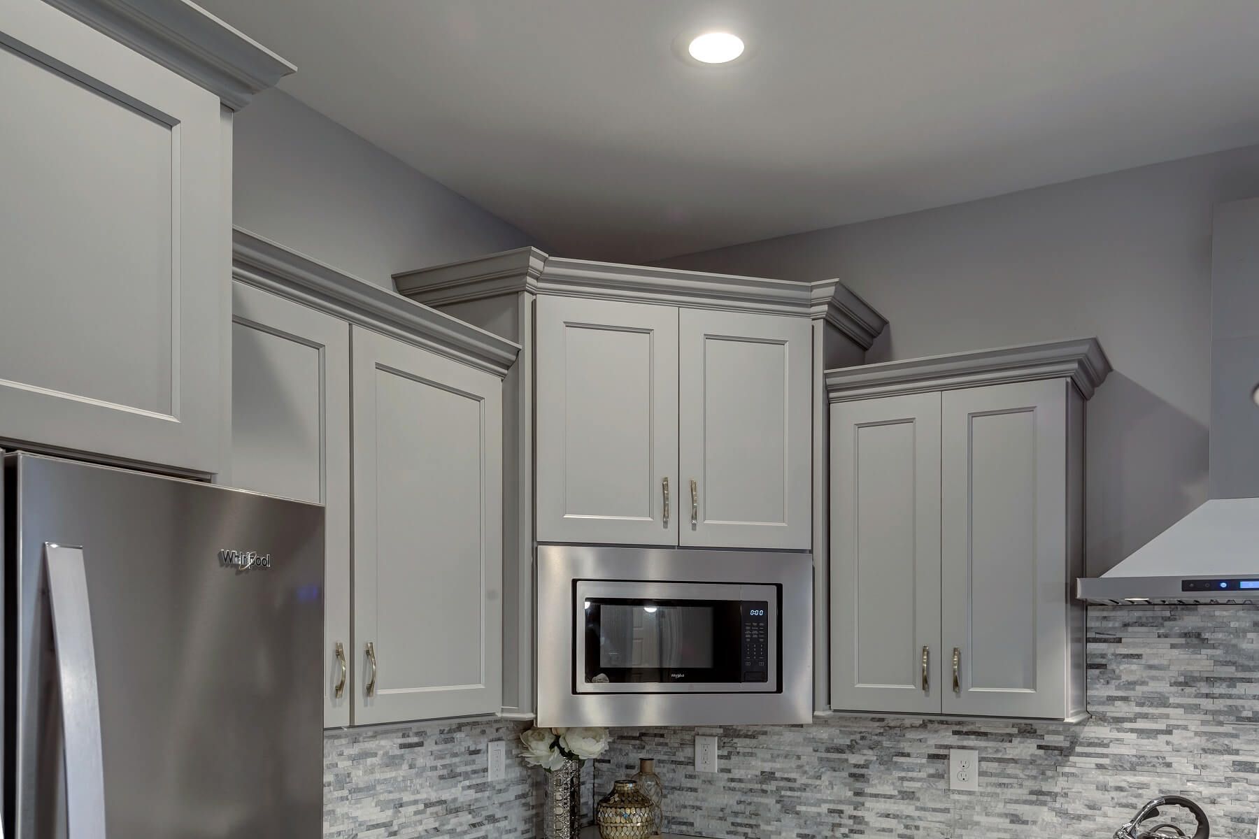 Southern Elegance Gray Cabinets