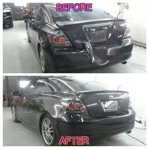 Auto body repair and collision repairs