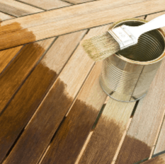 Staining and varnishing