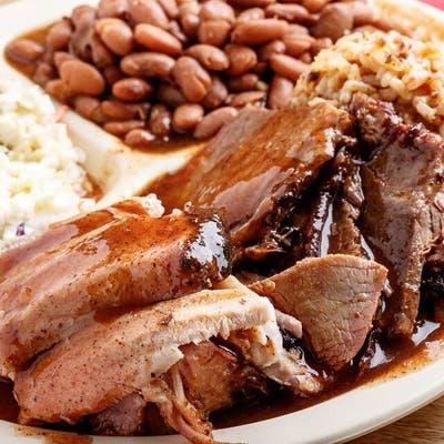 Two meat plate