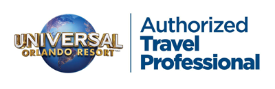The universal orlando resort is an authorized travel professional.