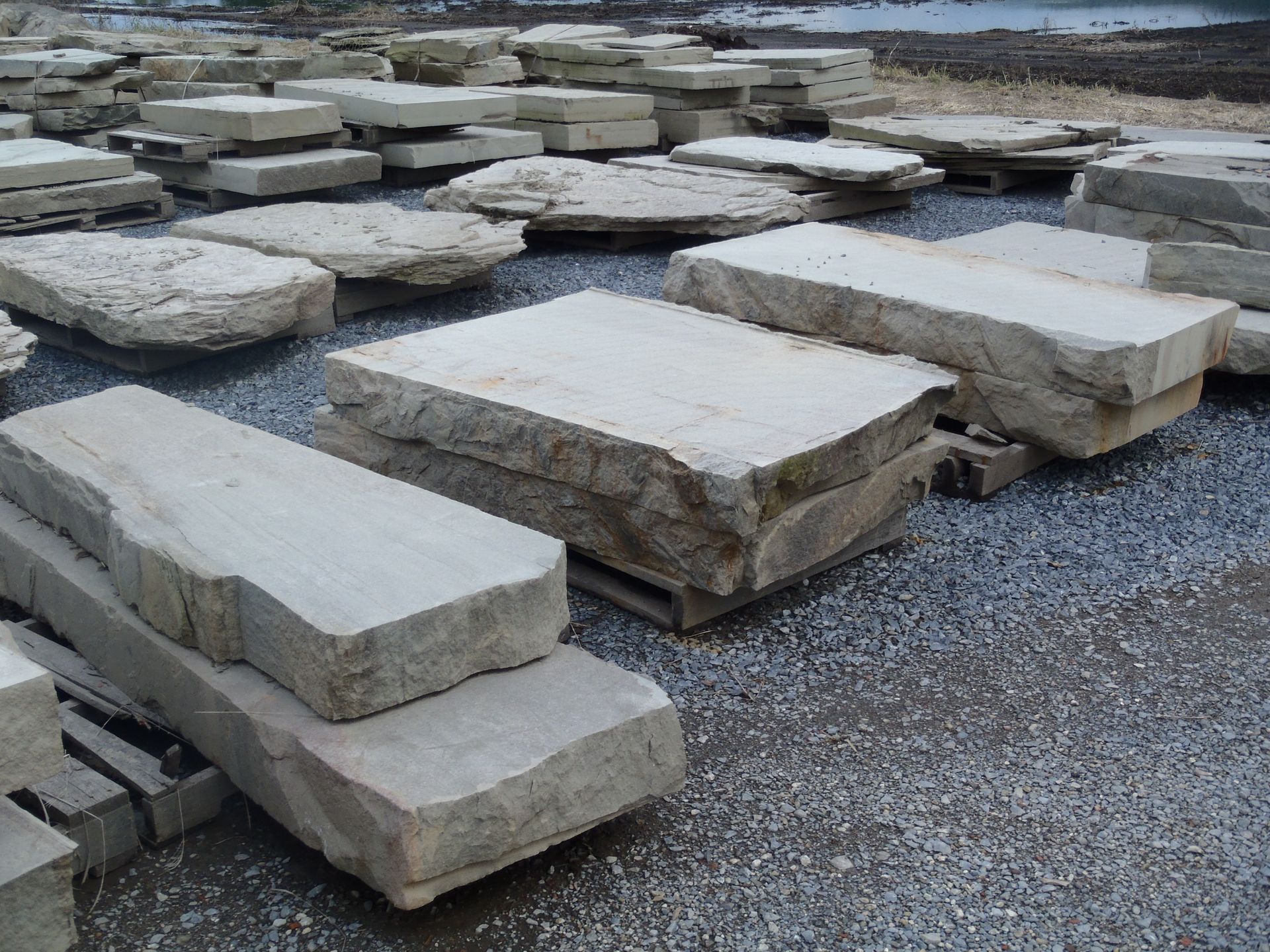 a pile of rocks stacked on top of each other