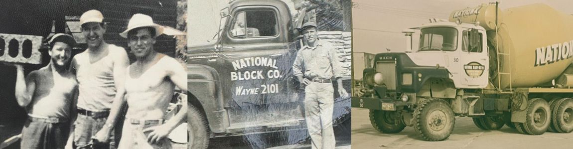 A group of men are standing in front of a truck that says valley ridge co.