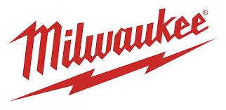A milwaukee logo with a lightning bolt on it