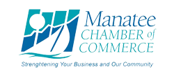 Manatee Chamber of Commerce Proud Member 2024 - Logo