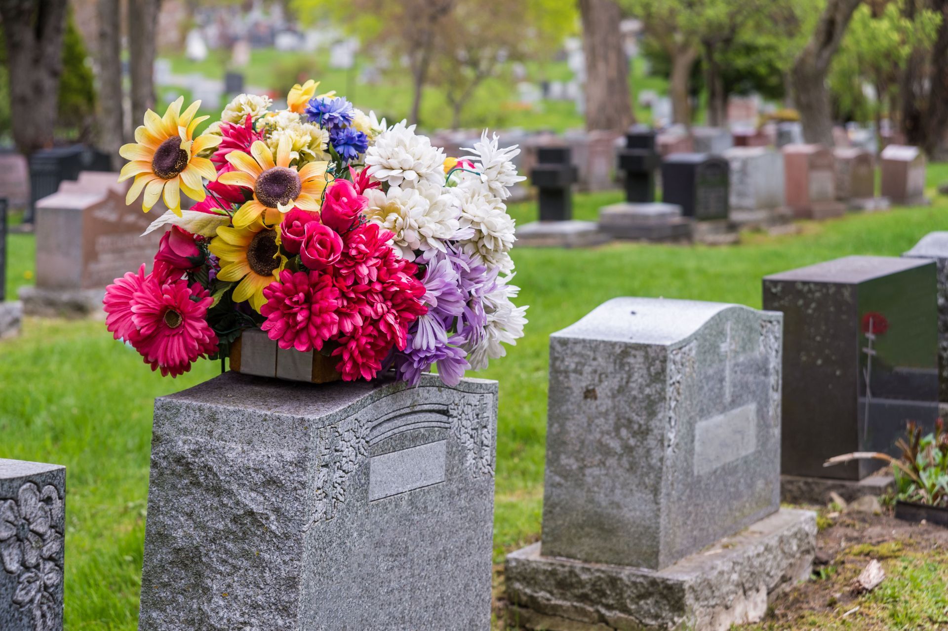 gravestones