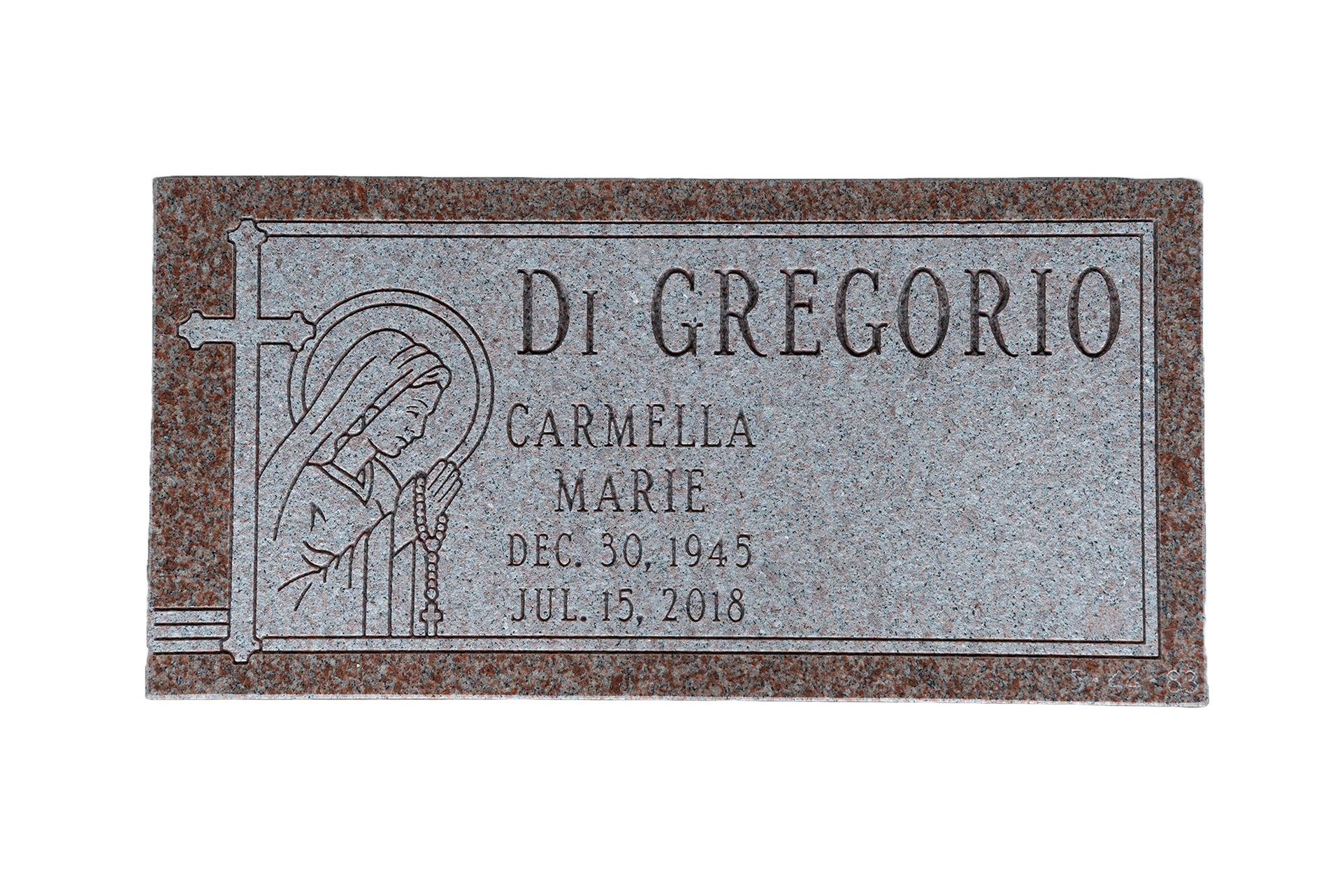 A gravestone for di gregorio carmella marie