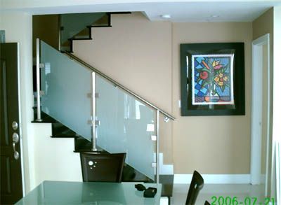 A picture of a staircase was taken in 2006