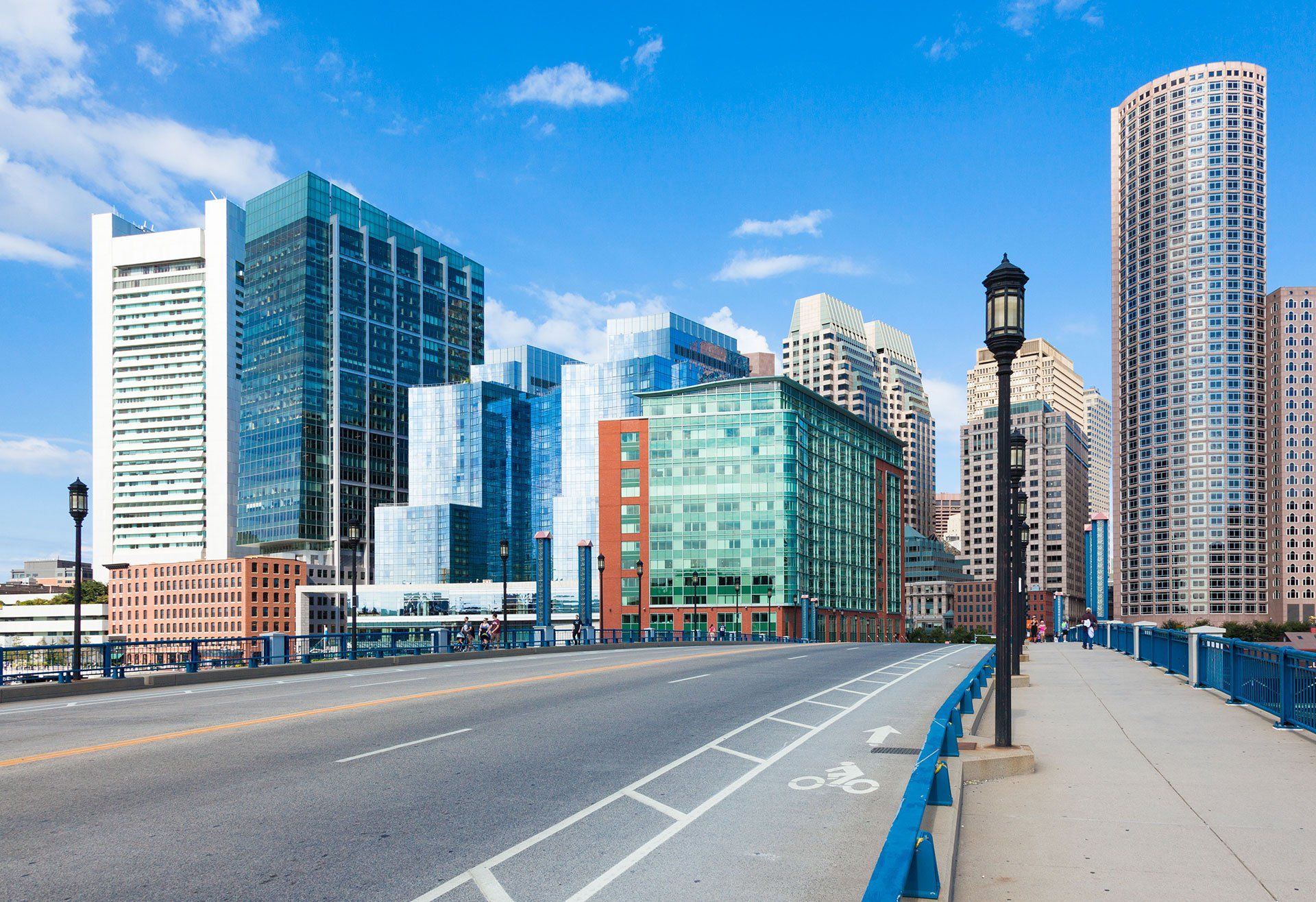 Bridge and lamppost painting