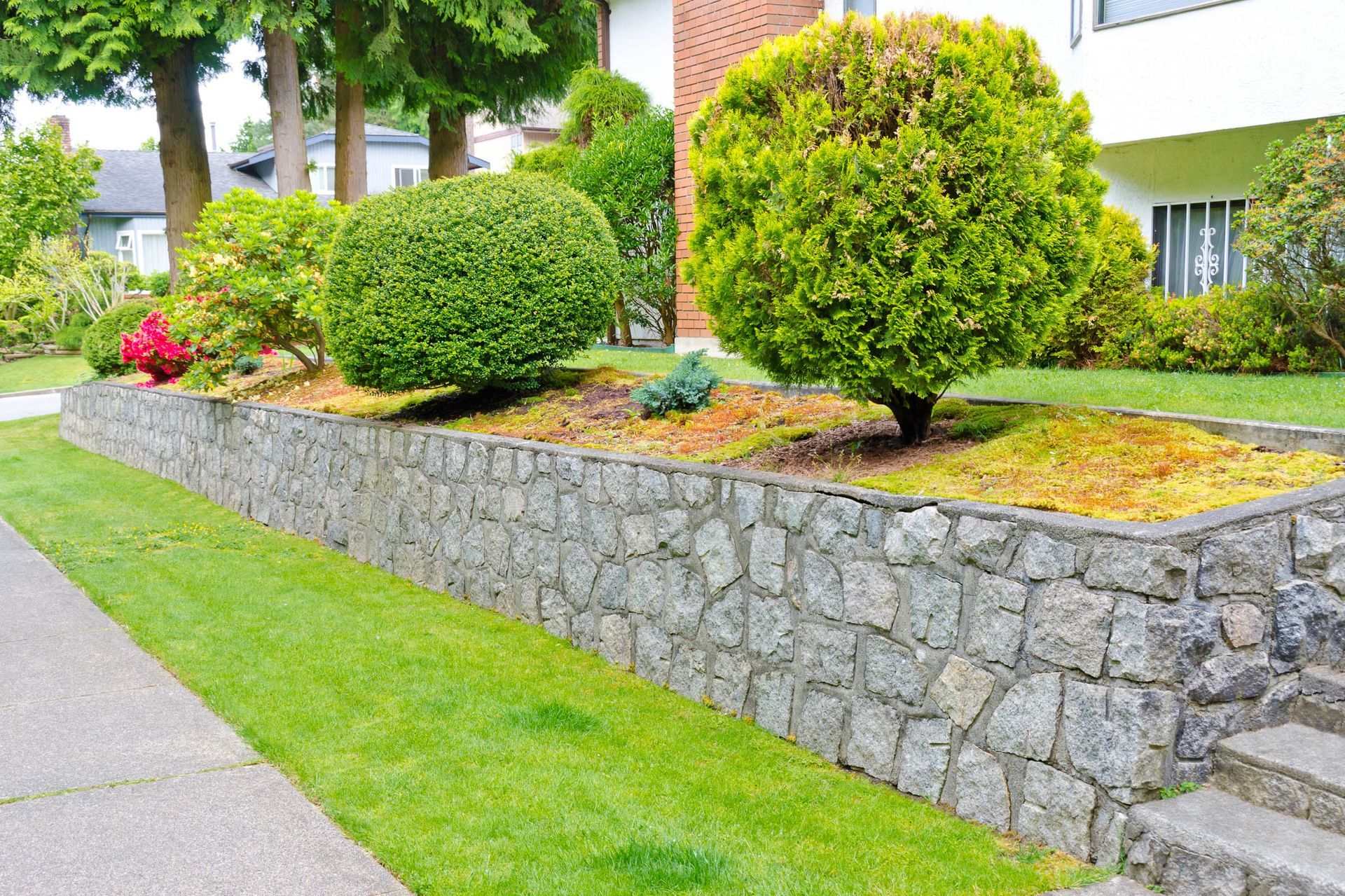 retaining walls	