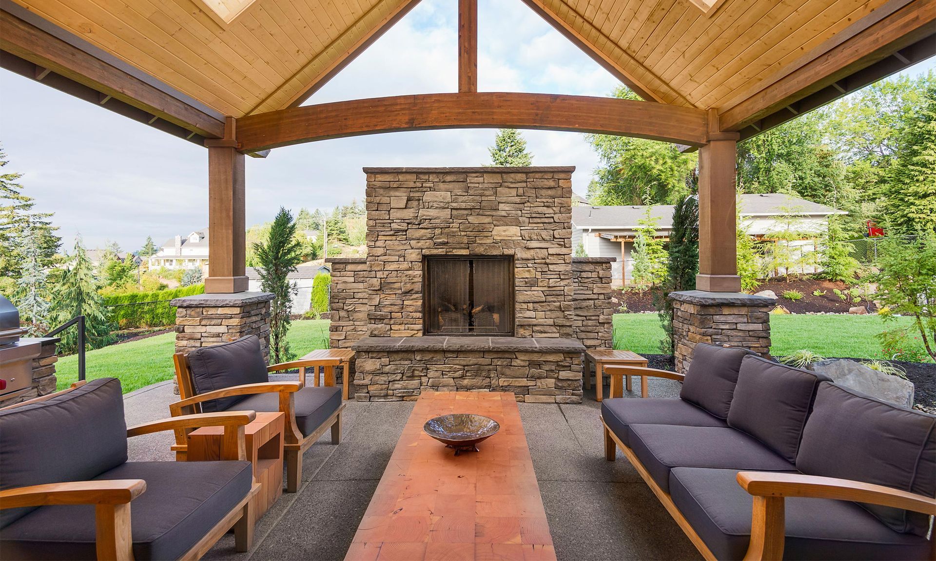 Outdoor Fireplace