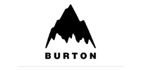 Black BURTON logo with stylized mountain above the wordmark