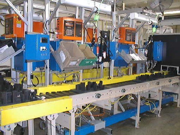 Multi-Station Assembly Conveyor With Vison Inspection System