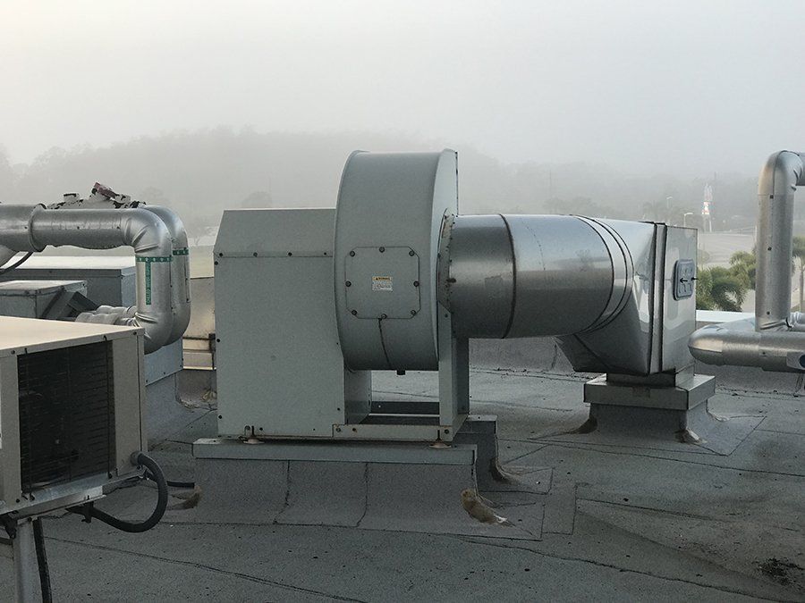 Commercial kitchen hood cleaning