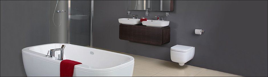 Tub, toilet and sink