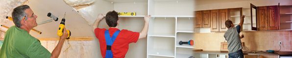 Ceiling repair, closet repair, and cabinet repair