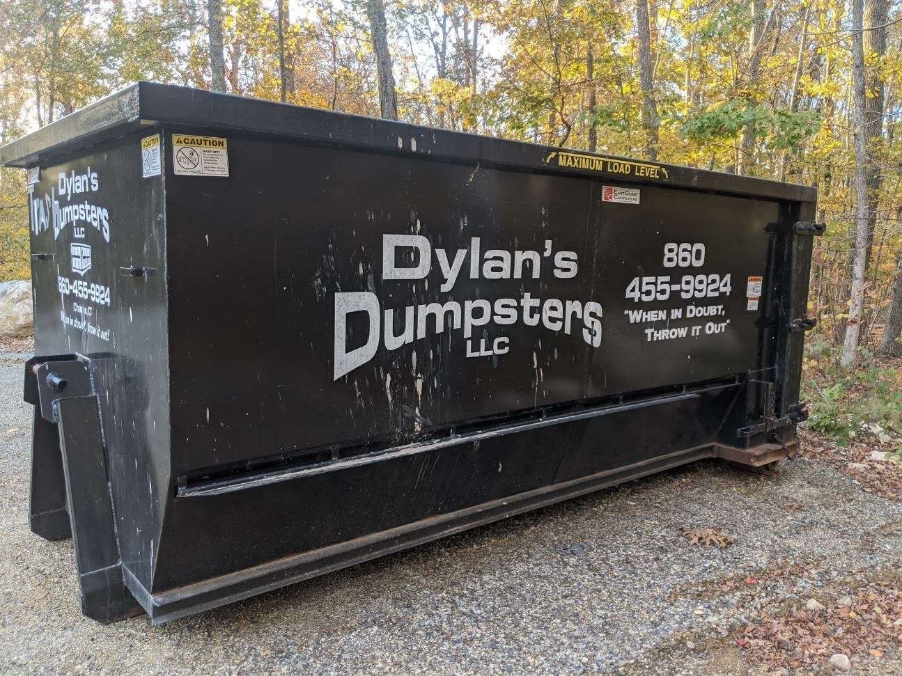 Dylan's Dumpsters LLC Renal Sizes Chaplin, CT