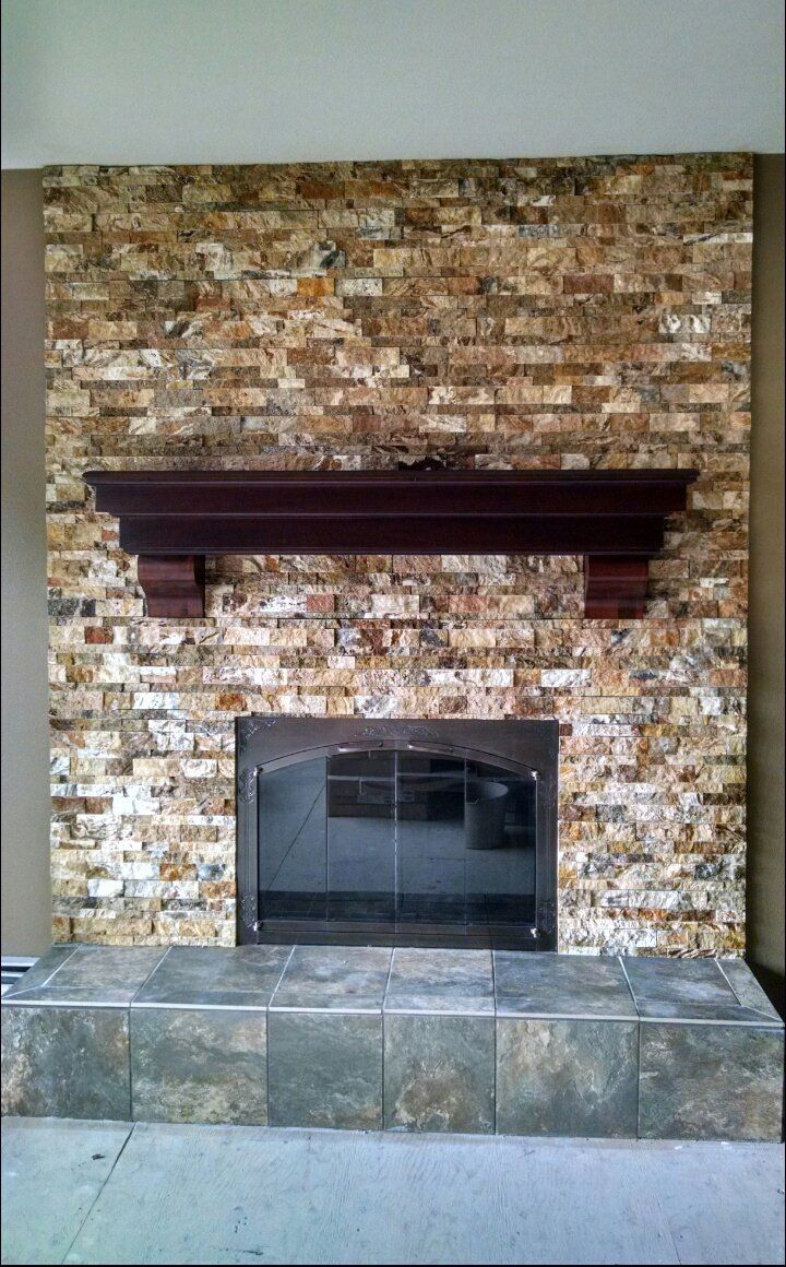Beautiful fireplace