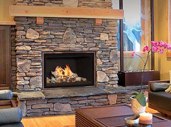 Beautiful fireplace