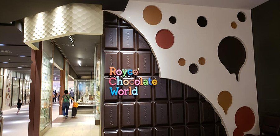 Royce chocolate world in Japan